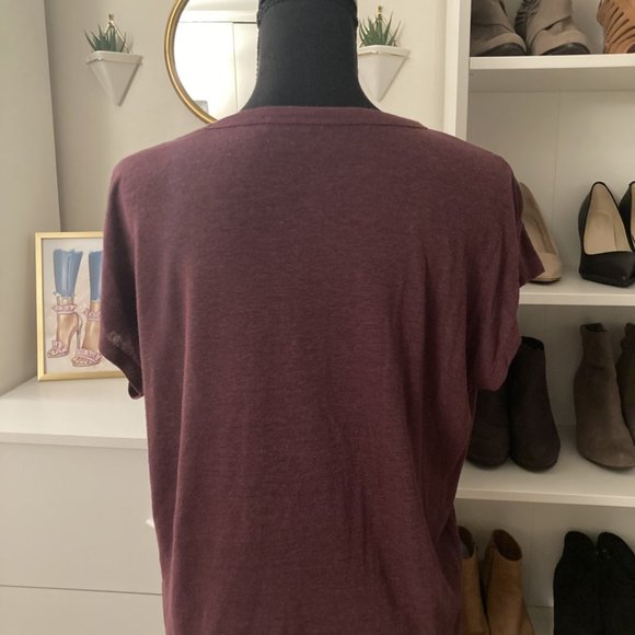 Express Lace Up Shoulder Tee - Picture 2 of 2